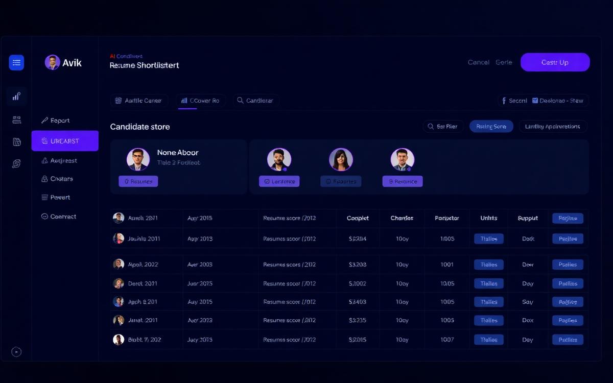Shortlist dashboard featuring Match & Interest scores with feature contribution tables